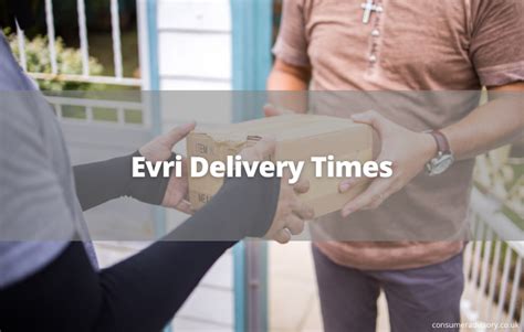 evri delivery times saturday.